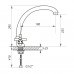 Смеситель для кухни ZERIX TLB 856 Картинка ZX0078