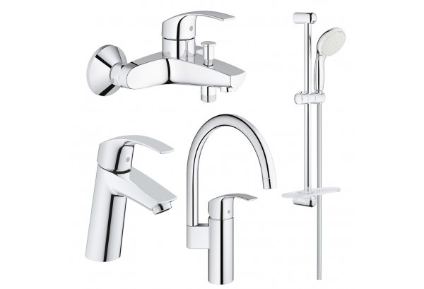 Набір змішувачів Grohe Eurosmart M-Size 123248MK Картинка 17970