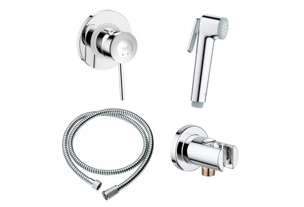 Набор для гигиенического душа со смесителем Grohe BauClassic 111048 Картинка 24601