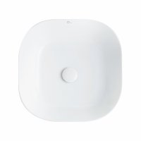 Раковина-чаша Q-tap Kolibri WHI 41288 / F008 з донним клапаном