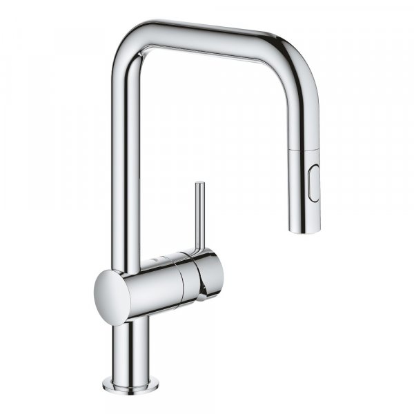 Смеситель для кухни с выдвижным изливом Grohe Minta 32322002 Картинка 28116