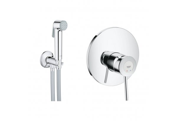 Набор для гигиенического душа со смесителем Grohe BauClassic 2904800S Картинка 28148