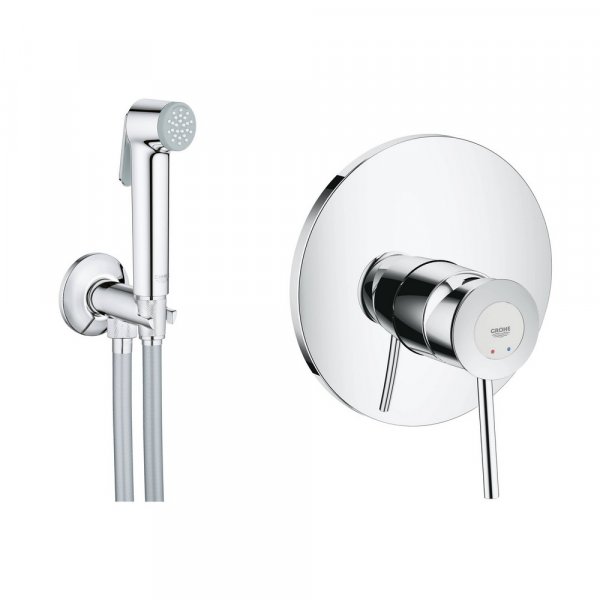 Набір для гігієнічного душу зі змішувачем Grohe BauClassic 2904800S Картинка 28148