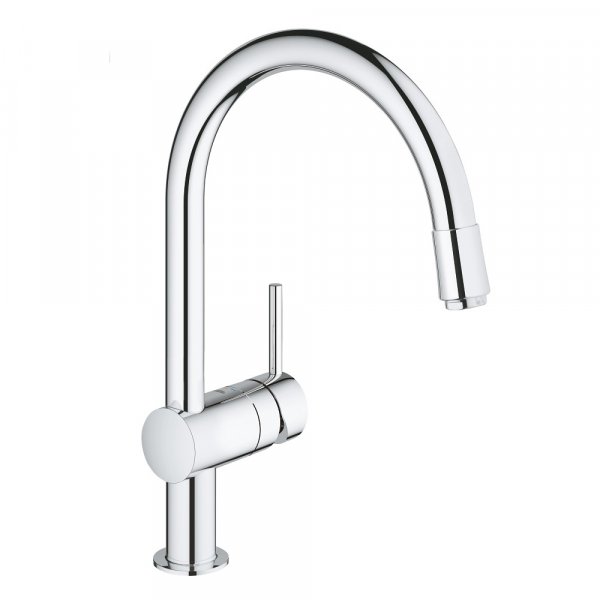 Смеситель для кухни с выдвижным изливом Grohe Minta 32918000 Картинка 28391