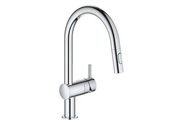 Змішувач для кухні з висувним виливом Grohe Minta 30348001 Картинка 28412