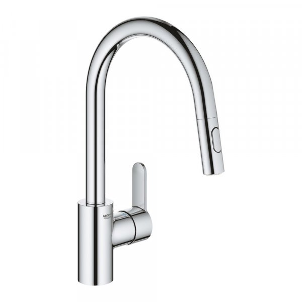 Смеситель для кухни с выдвижным изливом Grohe Eurostyle Cosmopolitan 31482003 Картинка 28421