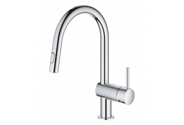 Смеситель для кухни с выдвижным изливом Grohe Minta 32321002 Картинка 29206