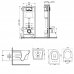 Набор Qtap инсталляция Nest QTNESTM425M11CRM + унитаз с сиденьем Swan QT16335178W Картинка 31197