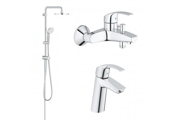 Набор смесителей Grohe Eurosmart 123389M Картинка 32269