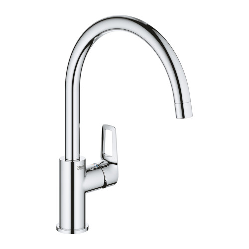 Смеситель для кухни мойки grohe bauloop 31368001 хром