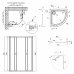 Набор Qtap душевая кабина Presto CRM1088AP5 Pear + поддон Uniarc 308815 Картинка 34181
