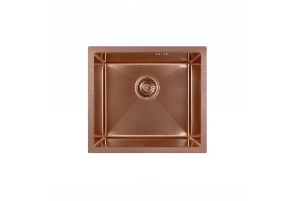 Кухонна мийка Qtap D4843BR 2.7/1.0 мм Bronze (QTD4843BRPVD10) Картинка 34196