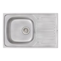 Кухонна мийка Qtap 7850 Satin 0,8 мм (QT7850SAT08)