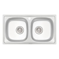 Кухонна мийка Qtap 7843-B Micro Decor 0,8 мм (QT7843BMICDEC08)