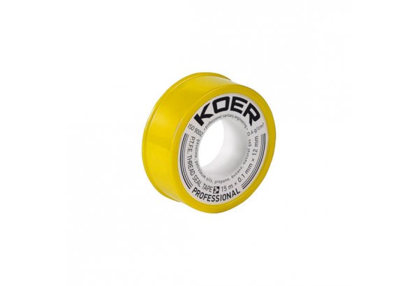 ФУМ стрічка для газу KOER ST-02 15M * 0.1mm * 12mm (KR0120) Картинка KR0120