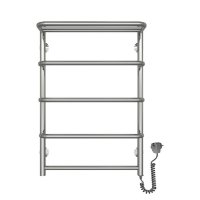 Полотенцесушитель электрический Lidz Standard shelf (CRM) P5 500x700 RE с полкой