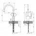 Змішувач для кухні Qtap Kuchyne 90107UC Картинка 35919