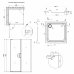 Набор Qtap душевая кабина Aquarius CRM1099SC6 Clear + поддон Unisquare 309915 Картинка 36252