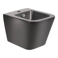 Qtap Tern біде підвісне 485x345x330mm MATT BLACK