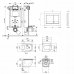 Набор Qtap инсталляция 3 в 1 Nest QT0133M425 с панелью смыва квадратной QT0111M06028CRM + унитаз с с Картинка 36905