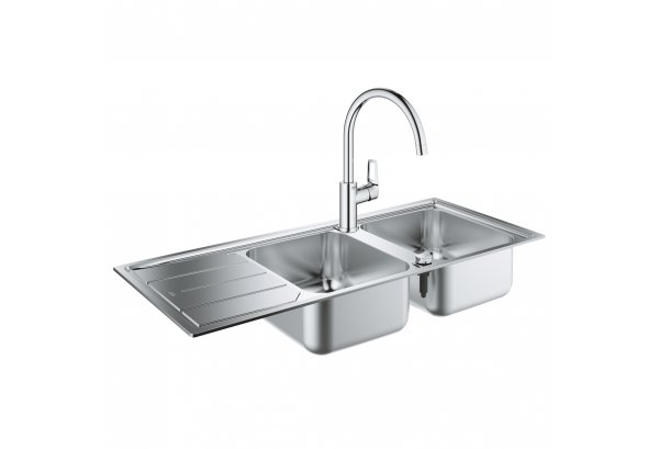 Набір Grohe мийка кухонна K500 31588SD0 + змішувач BauLoop 31368001 Картинка 38639