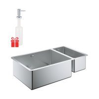 Набір Grohe мийка кухонна K700U 31575SD0 + дозатор для миючого засобу Contemporary 40536000