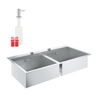 Набор Grohe мойка кухонная K200 31585SD0 + дозатор для моющего средства Contemporary 40536000