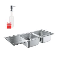 Набір Grohe мийка кухонна K500 31588SD0 + дозатор для миючого засобу Contemporary 40536000