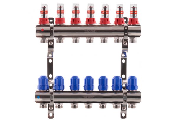 Колекторний блок з витратомірами KOER KR.1110-07 1 