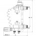 Смесительный узел для коллекторов KOER KR.1022 1” (без насоса) (KR2841) Картинка KR2841