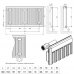 Радіатор сталевий Daylux 11-К 600х1800 нижнє підключення Картинка 7741