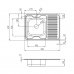 Кухонна мийка Imperial 6080-L Satin (IMP6080LSAT) Картинка 7854