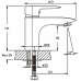 Змішувач для умивальника Haiba COLUMBIA 001 (HB0038) Картинка HB0038