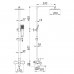 Душевая колонна со смесителем ZERIX LR72433 (LL1474) Картинка LL1474