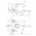 Смеситель кухонный настенный Kroner KRP Bayern - С040 Картинка CV012074