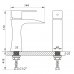 Змішувач для умивальника ZERIX LR11017 Водоспад (каскадний) Картинка LL1025