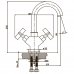 Змішувач для умивальника HAIBA BERGUS 001 (HB0019) Картинка HB0019