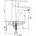 Змішувач для умивальника Haiba CEBA 001 (HB0025) Картинка HB0025