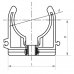 Кріплення для PPR труби 50 KOER K0078.PRO (KP0093) Картинка KP0093